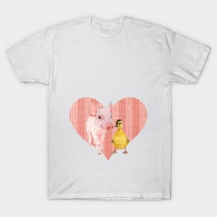 Two friends, one heart T-Shirt